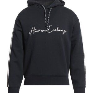 Armani Exchange NWT Black Logo Hoodie Men's Large